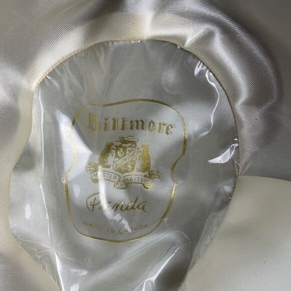 VINTAGE Biltmore Canadian Panda Feathered Fedora - Picture 7 of 9